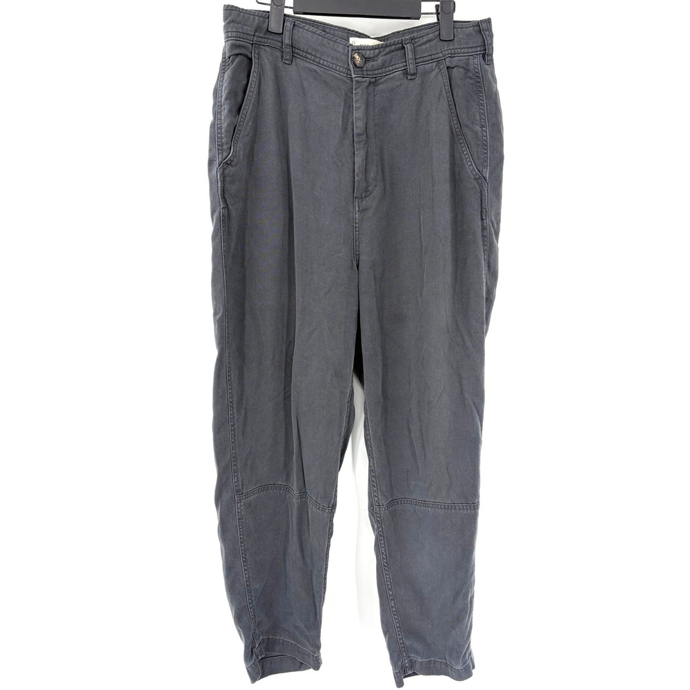 Everlane Way-High Curve Pant Washed Black Charcoal Grey Chino Size 10 - Picture 1 of 3